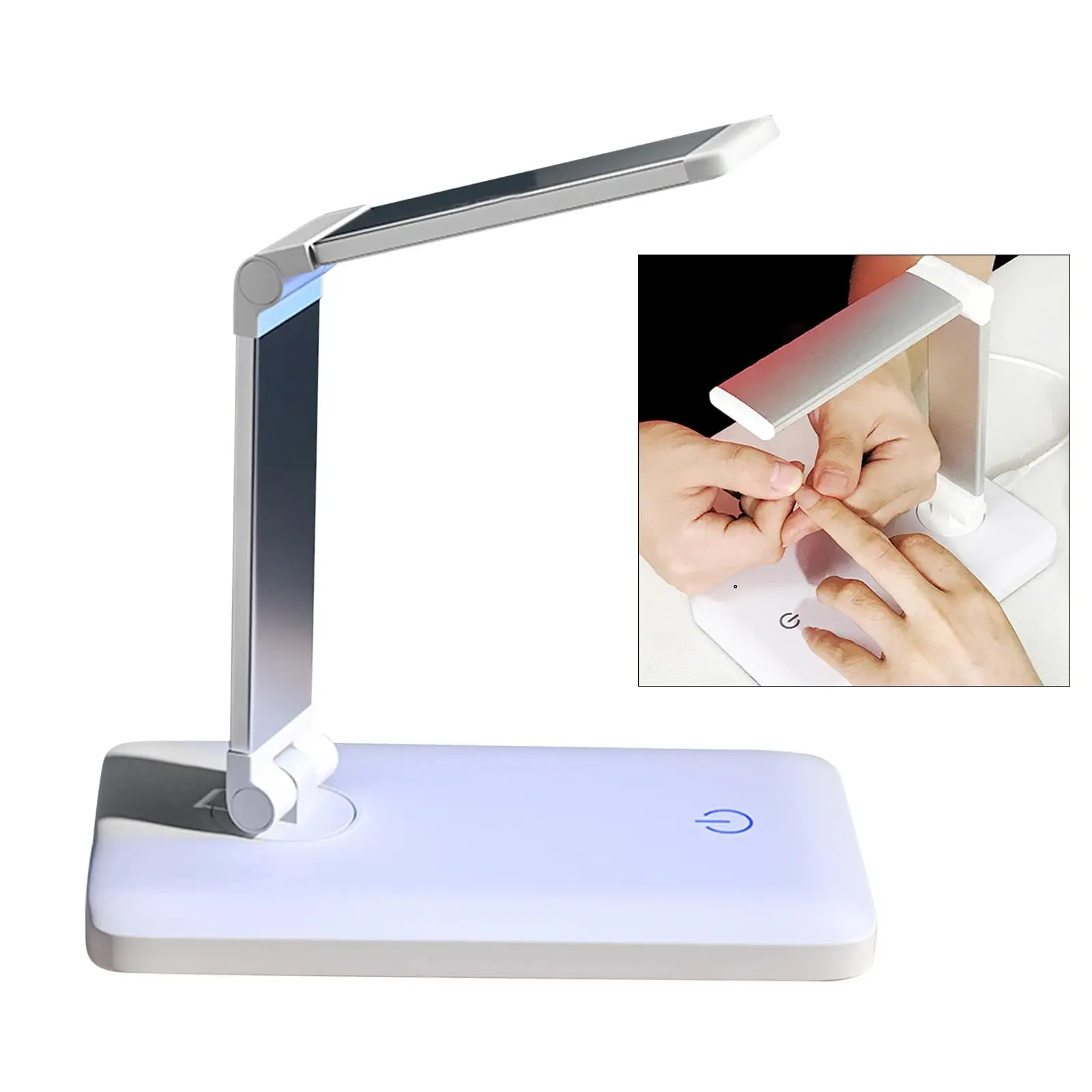LED Nail Lamp Portable Professional 10 LED Rechargeable Beauty Accessories Parts 12W Tools Nail Dryer  Light for Travel  