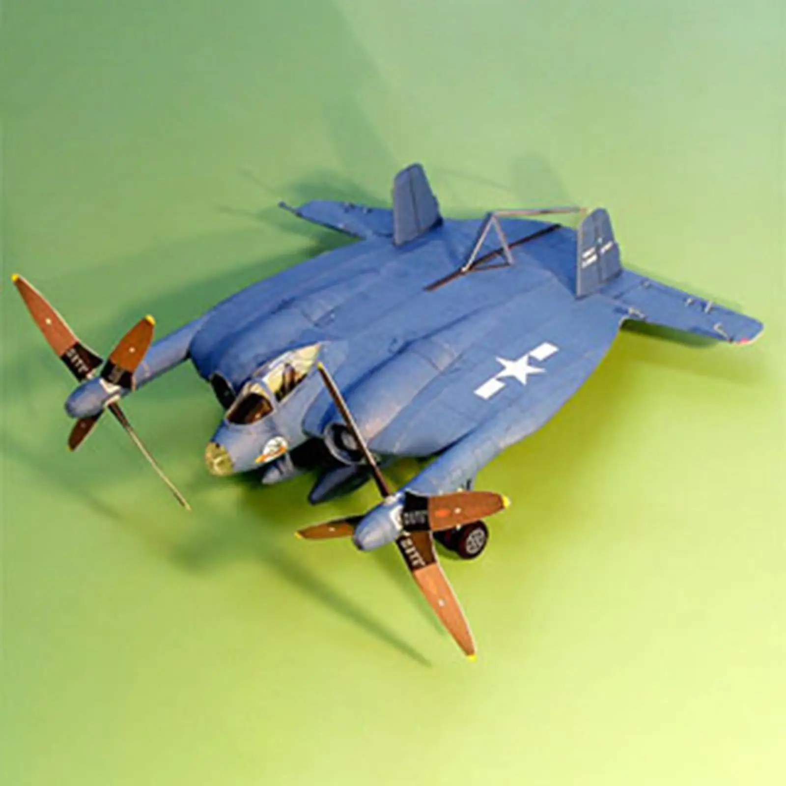 Air Aviation Fighter Aircraft Plane Paper Model Handcrafts 3D for Tabletop