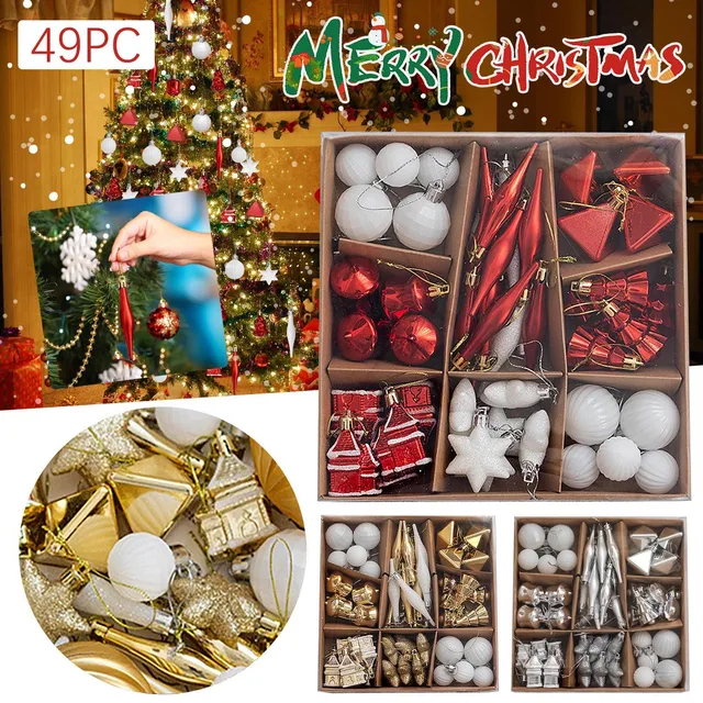 2023 Christmas Ornaments Metal Iron Frame Tree Xmas Ball Christmas Tabletop  Decoration Tree Gold Silver Decorations Tree Star - AliExpress