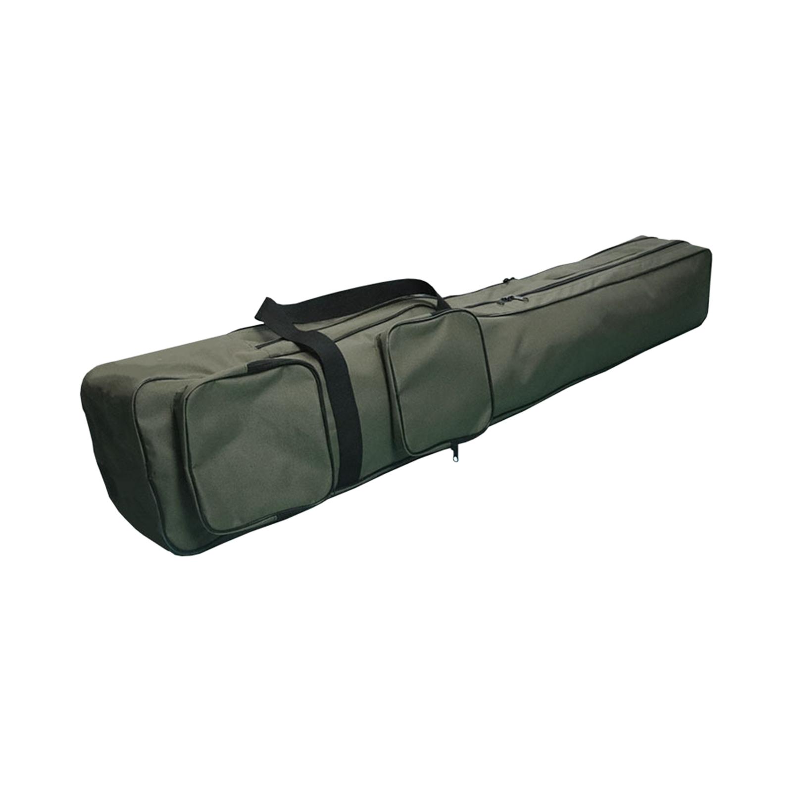 Fishing Pole Bag Carrier Storage Organizer Fishing Rod Case Bag for Ice Fishing Fly Fishing Rod Gears Travel Outdoor Fishing