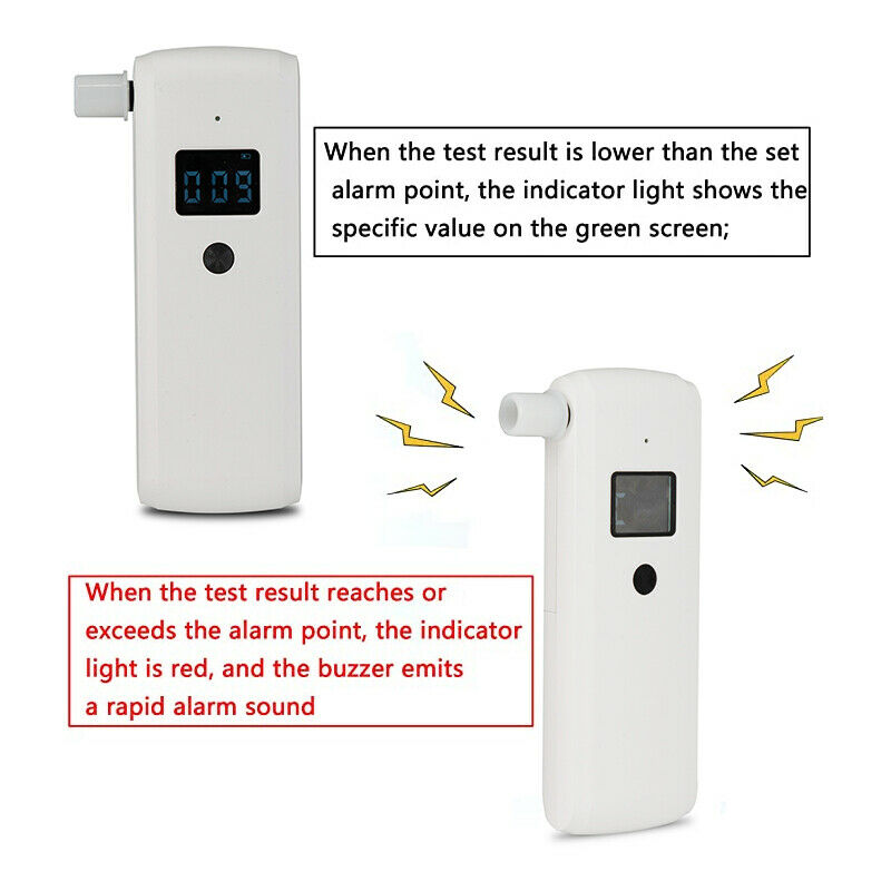 respiração profissional display led soprando ferramentas teste álcool at188s
