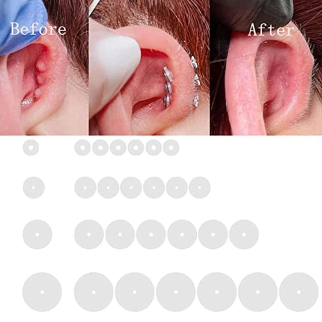10 Pieces Soft Clear Earring Backing Silicone Rubber Back Pads 18K Gold  Backstops Replacement for Earring Studs Hoop DIY F19D - AliExpress