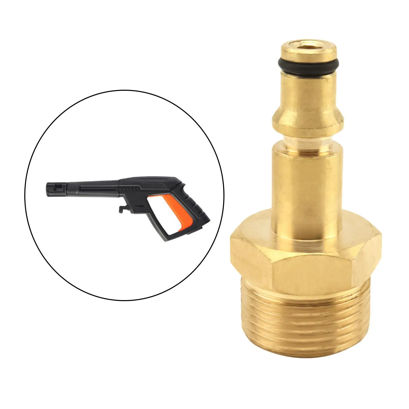 Hose Conversion Joints Pressure Washer Fittings Connectors Brass for  Pressure Washer Garden Supply