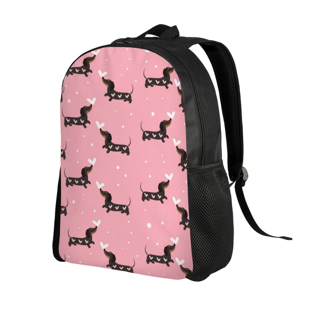 Badger, Puppy, Sausage, Dog, School, College Travel Bags, Bookbag Fits 15 