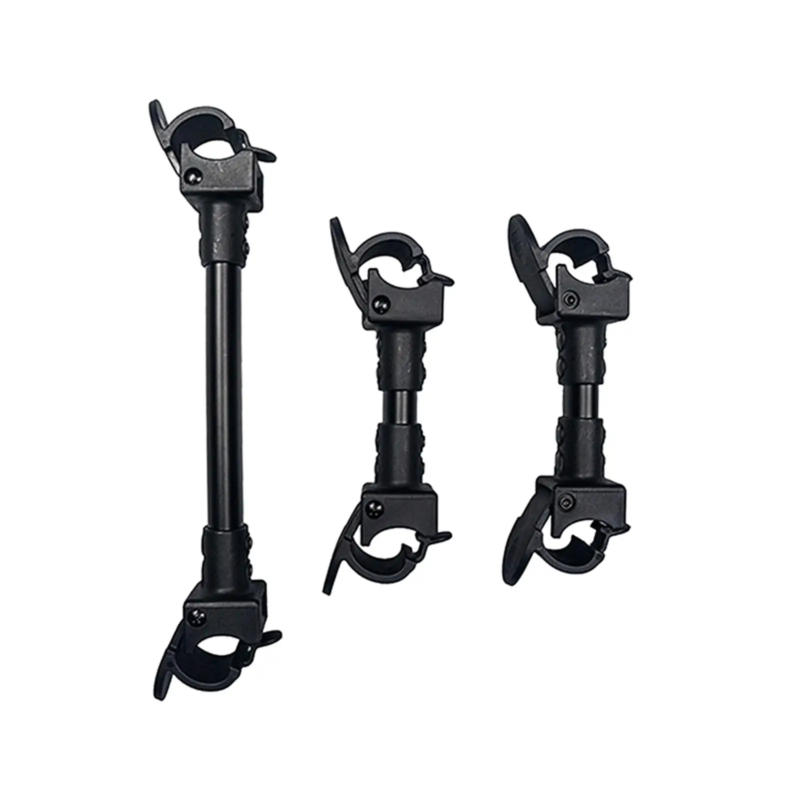 3 Pieces Stroller Connector Durable Portable Linker Universal Joints Adjustable Safety Black Attachment for Babyzen Cart