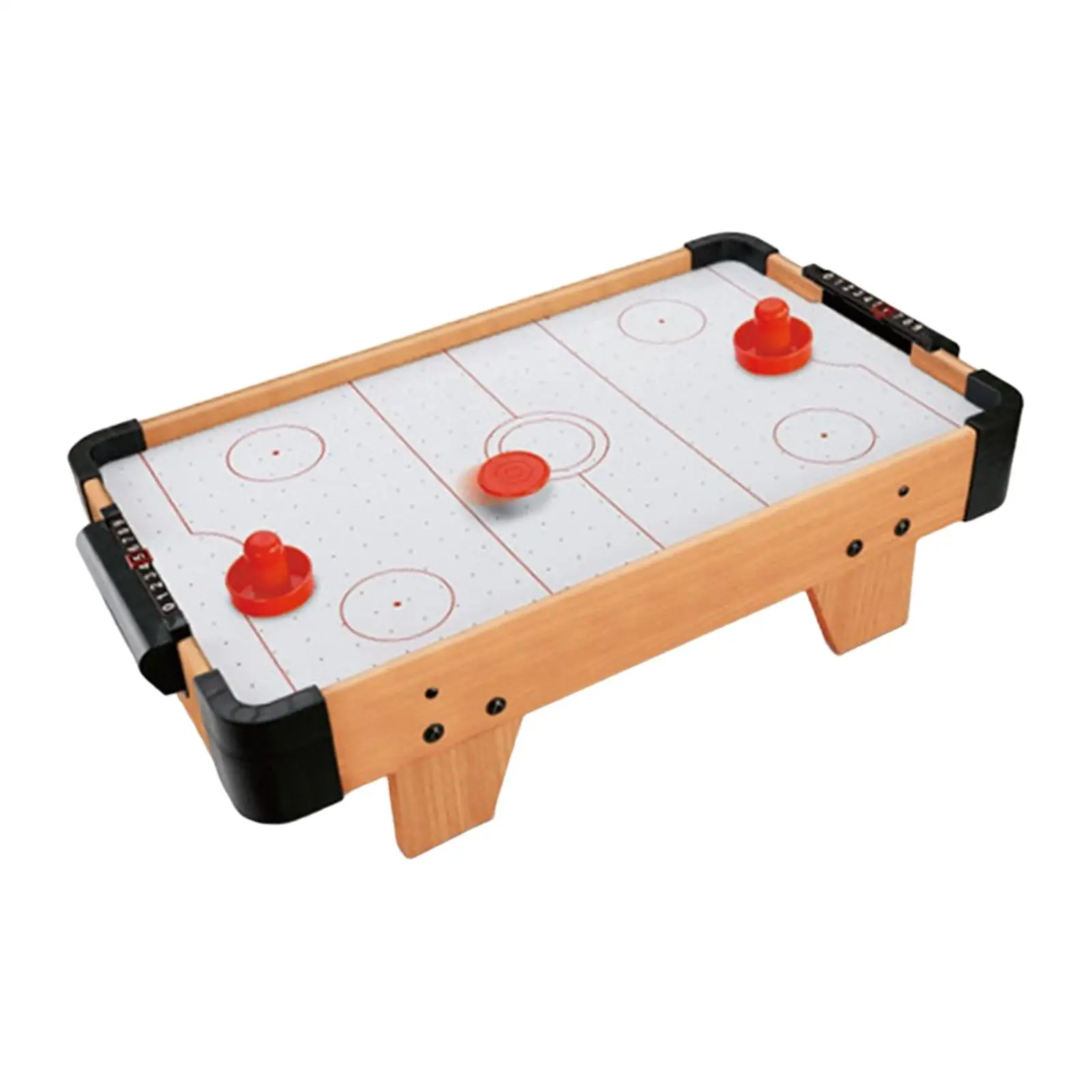 Mini Air Hockey Board Game Parent Child Interactive Desktop Playing Field Family Game for Adults Toddler Girls Boys Children