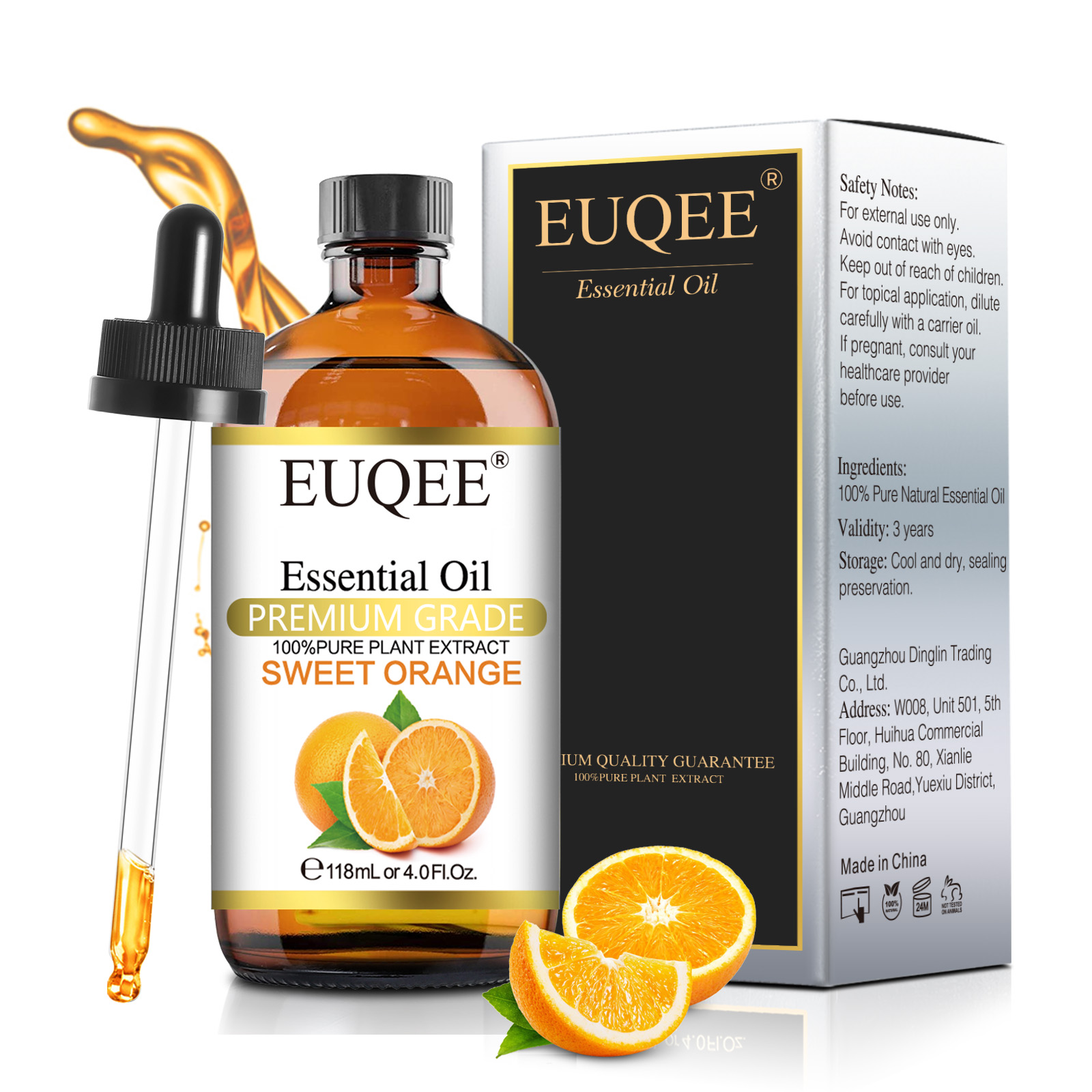 Best of EUQEE 118ML Essential Oil For Humidifier Diffuser Sweet Orange Lavender Eucalyptus Aroma Oils, SPA Massage, Hair Care, DIY Soap Reviews & Tips