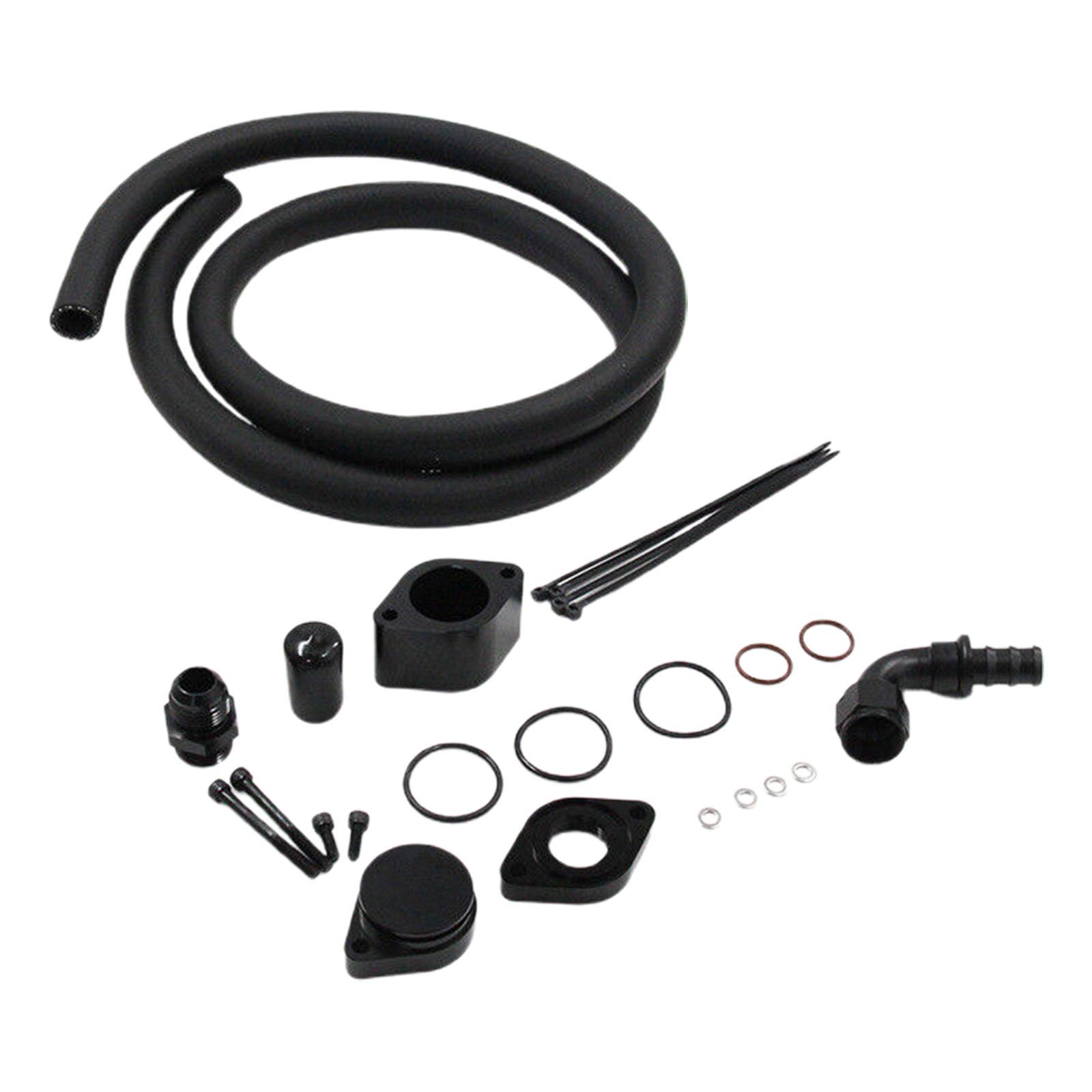 Pcv Reroute Engine Ventilation Kit Easy Installation for Ford Super Duty 11-20 6.7L Powerstroke Diesel F-450 F750 Accessory