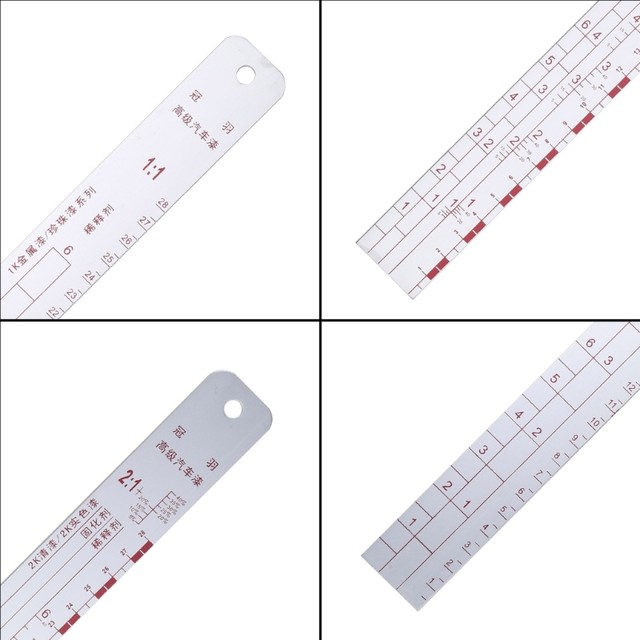 Varnish Curing Agent Thinner Scale Steel Corrosion-resistant Car Paint  Ruler - Hand Tool Sets - AliExpress