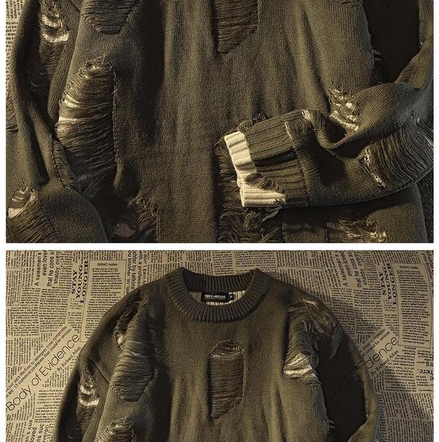 Distressed Two Layer Jumper 10