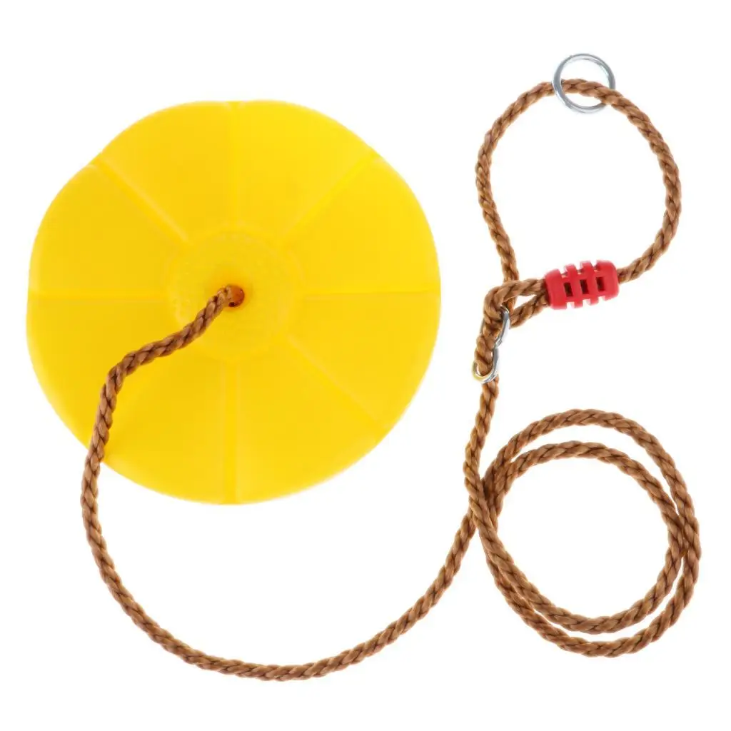  Disc, Rope Swing Round Kids Swing  Disc Swing Can Holds 330lbs/150kg for 5+ Years Kids