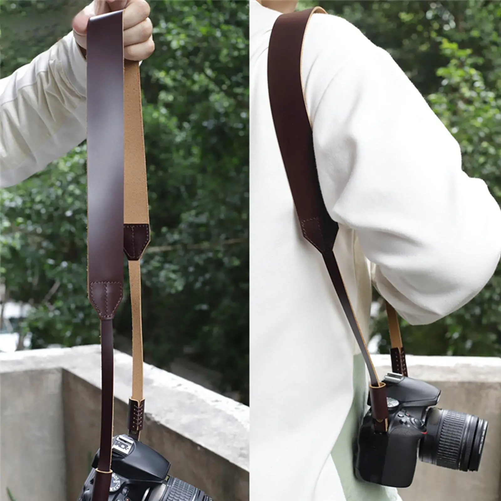 Universal Camera Neck Shoulder Strap Belt Retro Style Convenient Anti Slip Lens Strap Comfortable for Slr DSLR Digital Camera