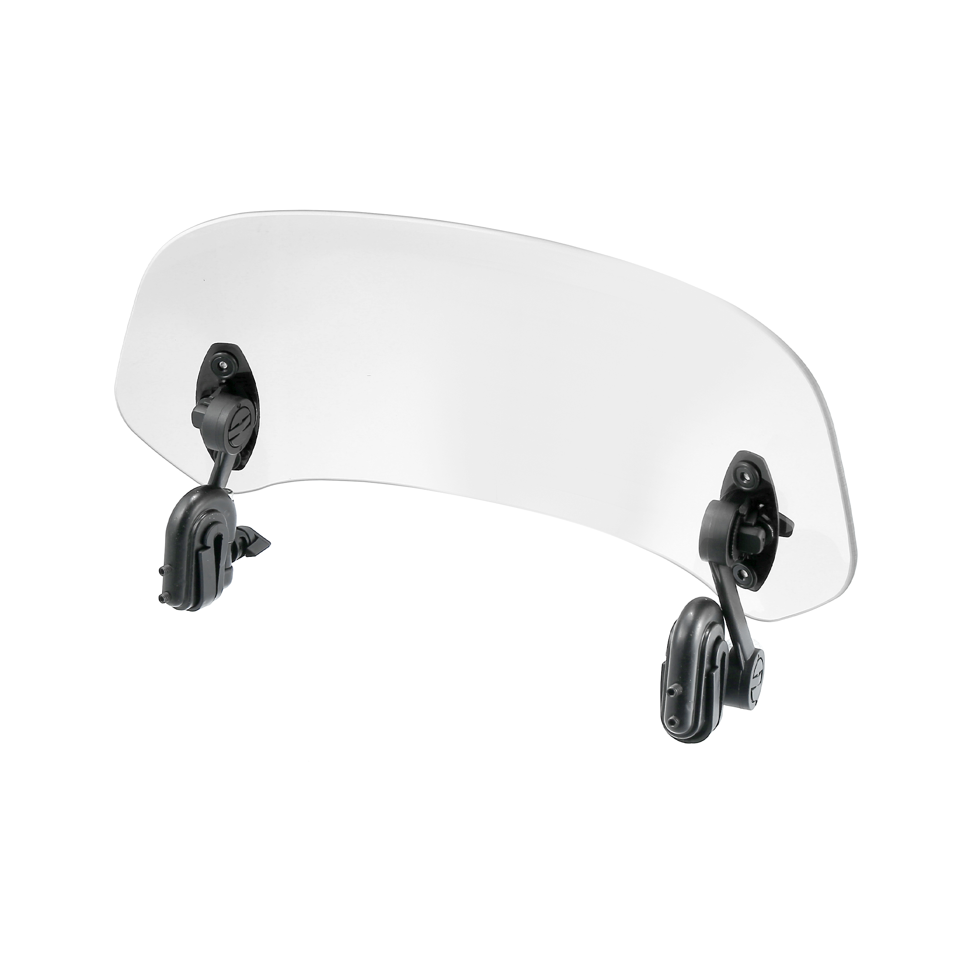 Motoforti 28,5 cm Motorrad Windschutzscheibe Wind Deflektor Einstellbare Clip Windschutzscheibe Verlängerung Universal-Fit für Die Meisten Motorrad – Detail 5