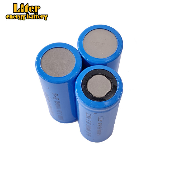 3.2V LFR 18500 batteria ricaricabile LiFePO4 1000mah per luce