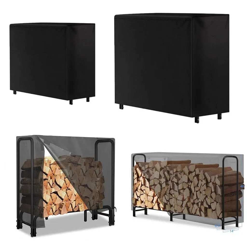 Firewood Rack Cover Outdoor  Cover 20 Frabic  Firewood Rack Cover for Logs Holder Fireplace