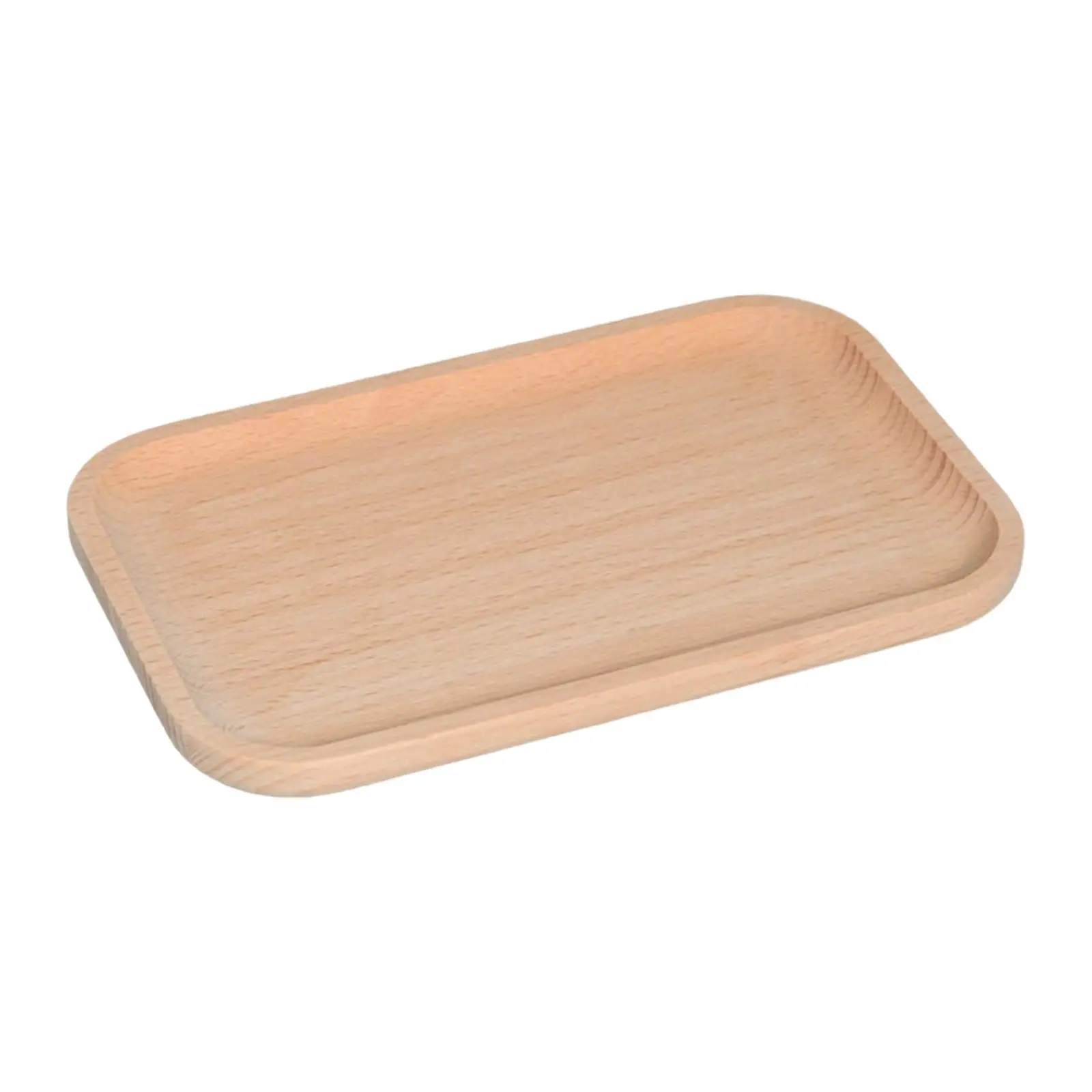 Wooden Serving Tray Home Food Tray for Restaurant Countertop Bedroom