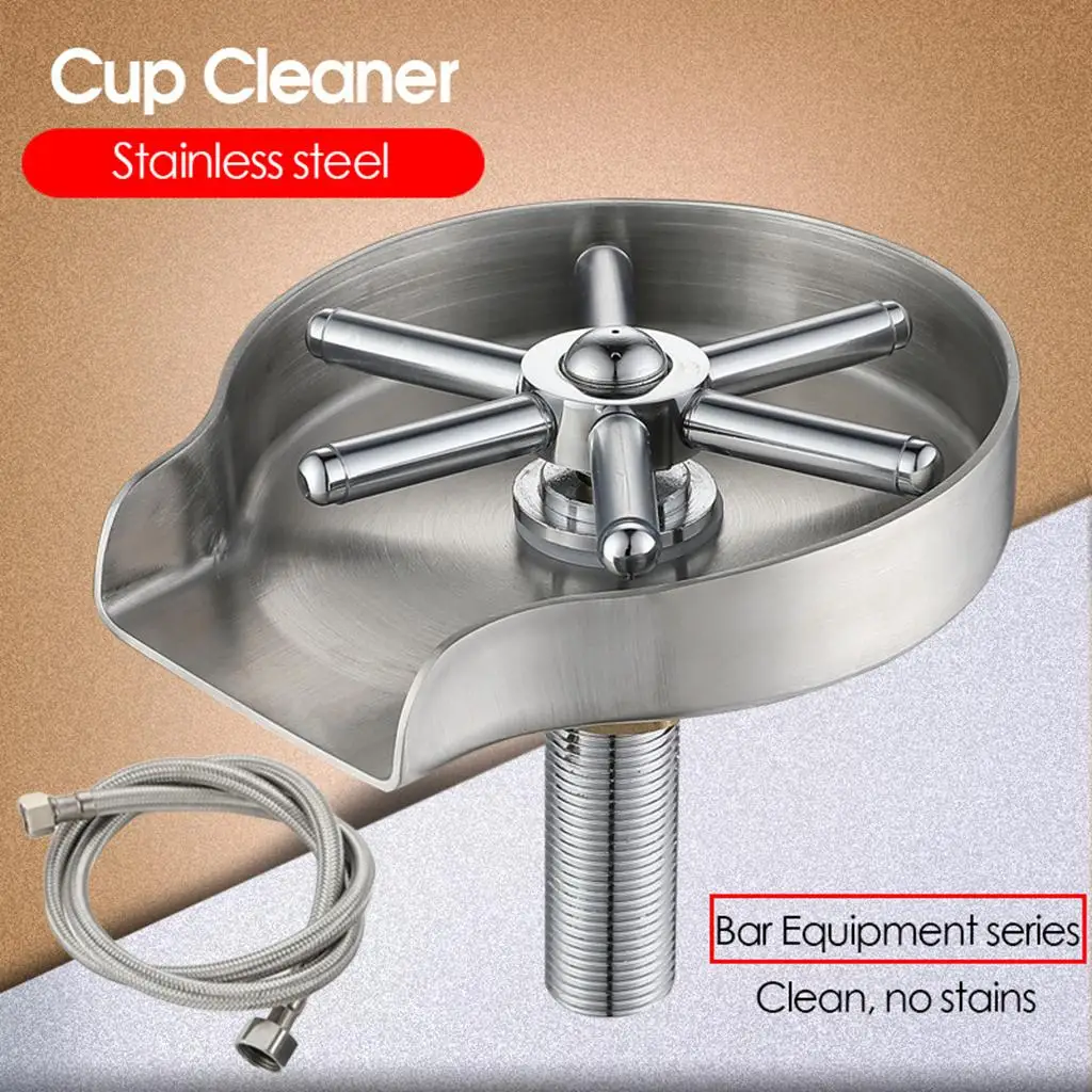 Press Type Cup Washer Cup Washing Machine Glass Cleaner for Kitchen Cafes