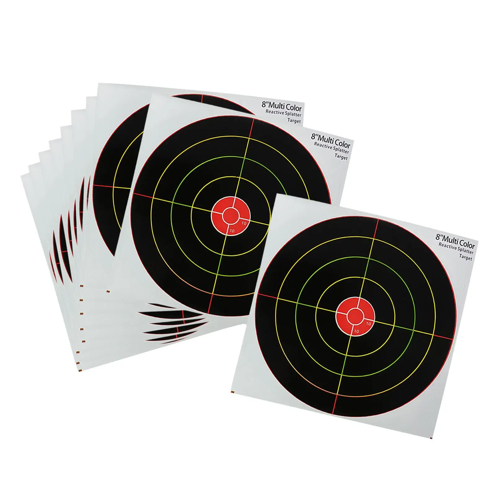 8``   Stickers Self-adhesive Targets Paper Sheets Shooting Training  Accessories
