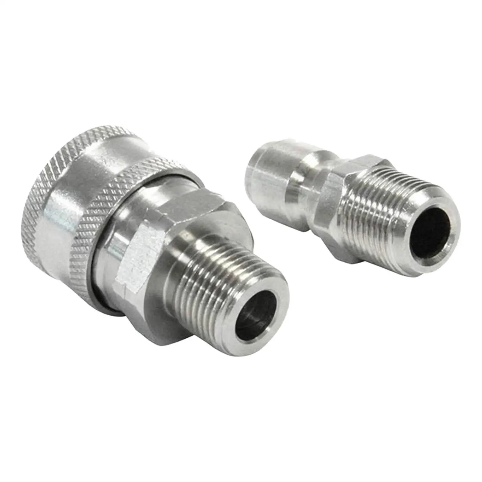 2Pcs Pressure Washer Adapter Set 3/8 inch Replacement Quick Release Connector Daily Tool