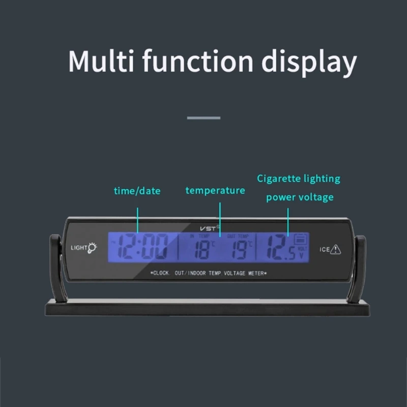 de tempo de condução Auto LCD Relógio digital
