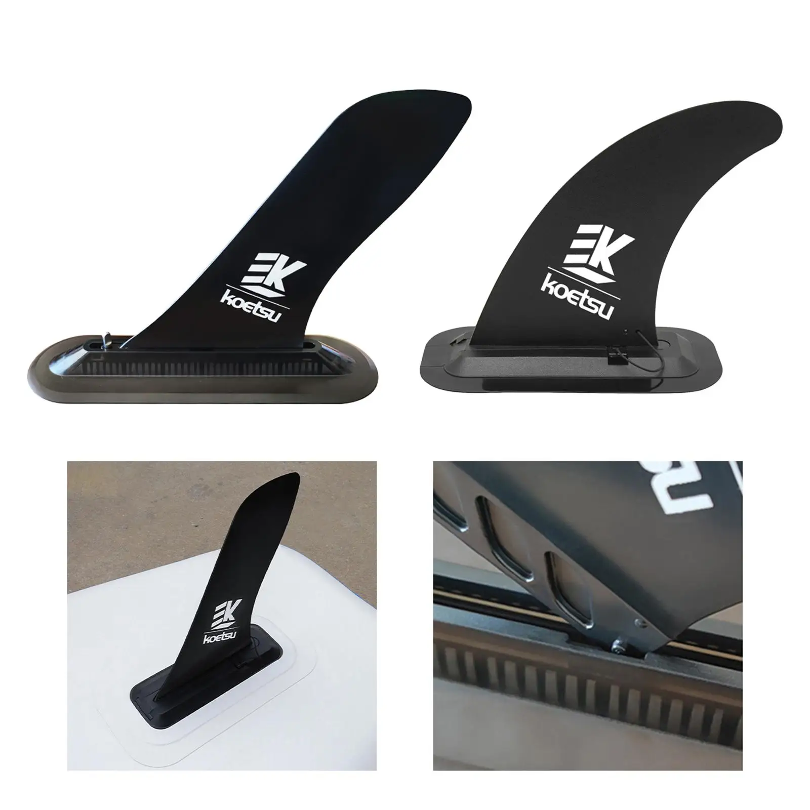 Surfboard Fin for Long Board Replacement and Base Inflatable Paddleboard Fin