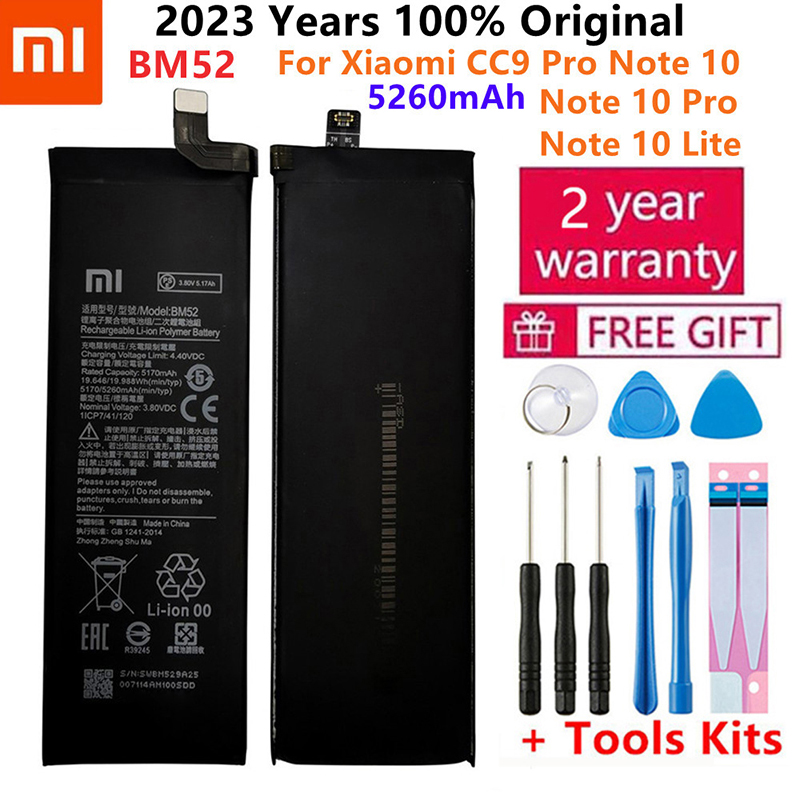 mi note 10 battery model