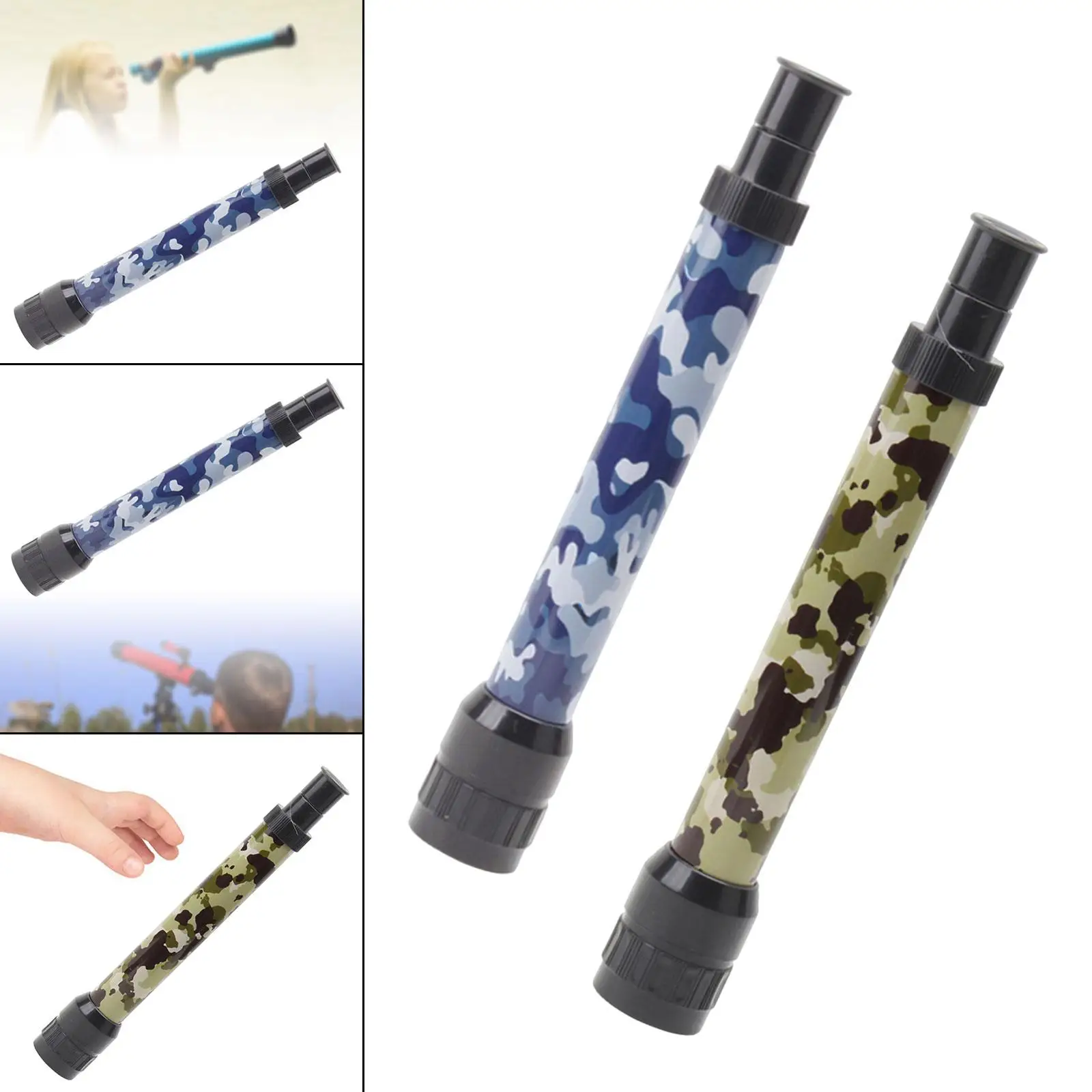Telescopic Spyglass Science High Resolution Children Magnification Toy for Camping Hiking Party Favors Presents Birthday
