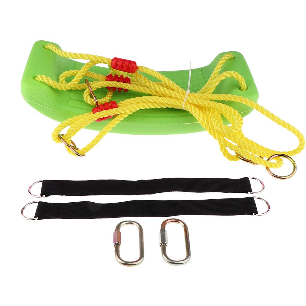 Kids Swing Seat Set with Rope Accessories indoor e outdoor Outdoor garden and park Activity Toy
