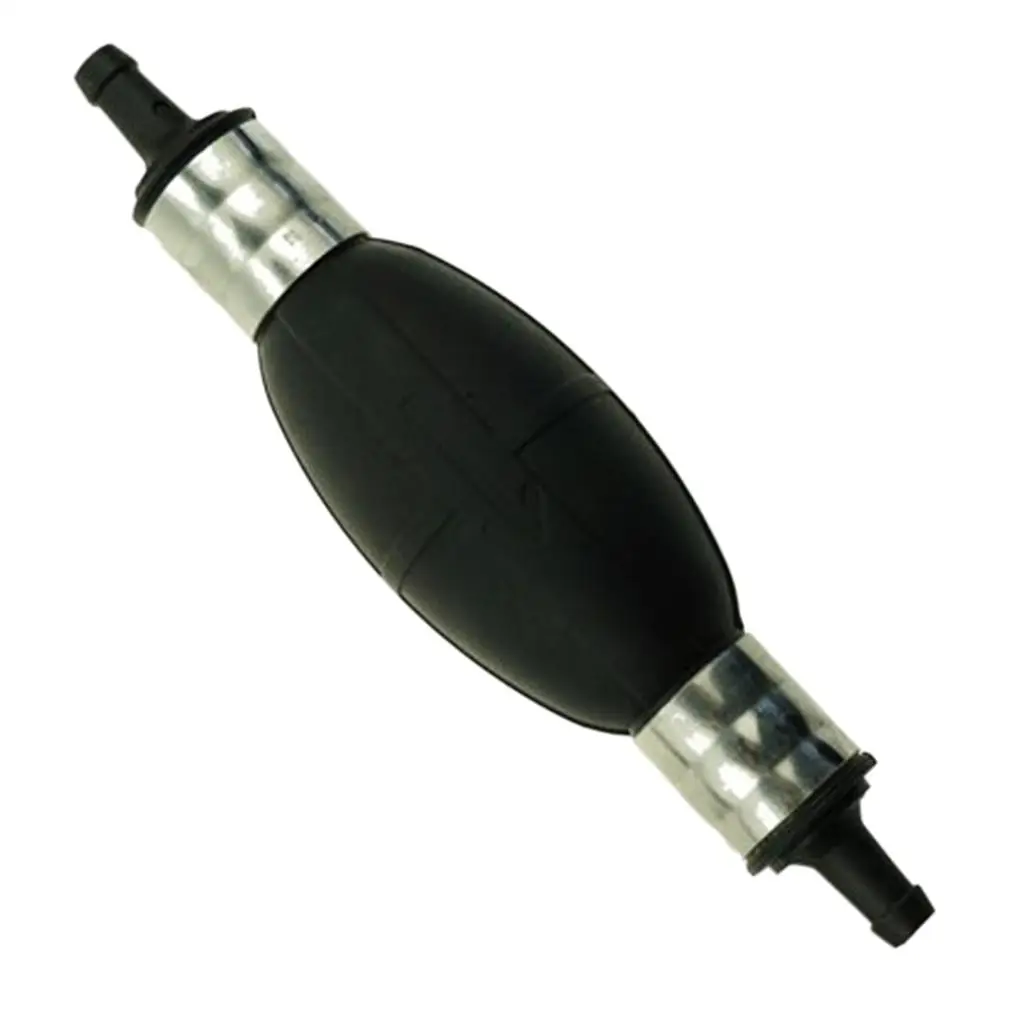 8mm Hand Primer Pump Marine Fuel Line Primer Bulb All Fuels Black