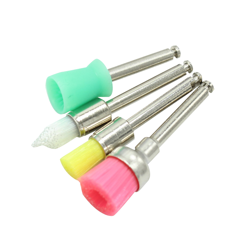 Best of 100Pcs Dental Polisher Tool Kit Dental Polishing Brush Polisher Prophy Rubber Cup Latch Colorful Buff Nylon Bristles Reviews & Tips - Image 5