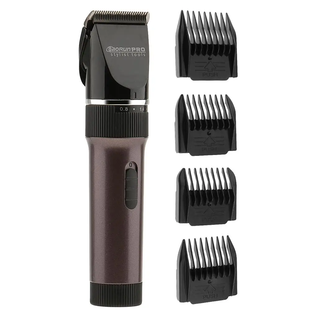 Rechargeable Barber Hair Clipper Hairstyle Grooming Trimmer Kit EU Plug