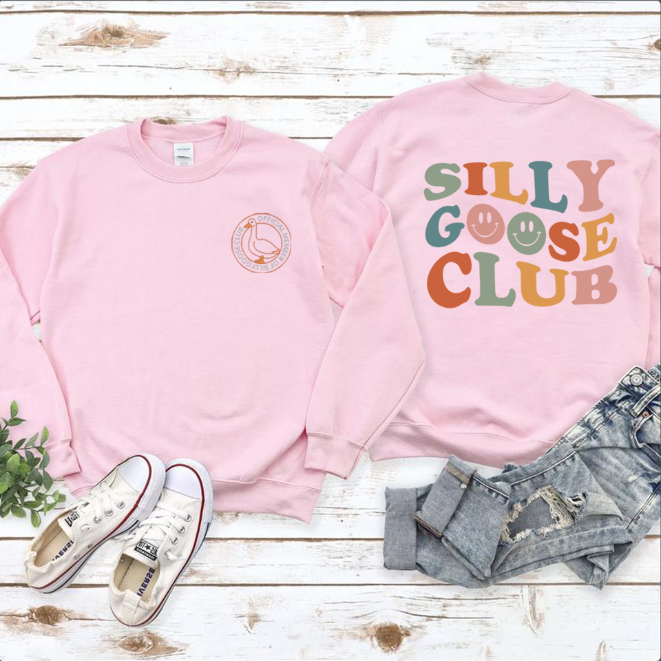 dupla face, Cute Kawaii Goose Shirt, Roupas Universitárias, Presente Guys