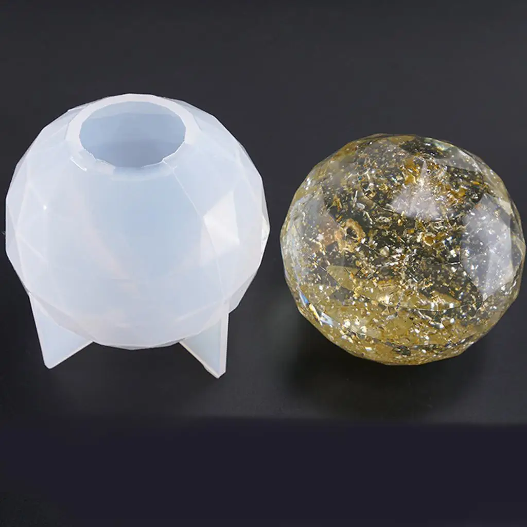 Resin    Sphere  for Concrete, DIY Coaster/Flower Pot//Candle Soap