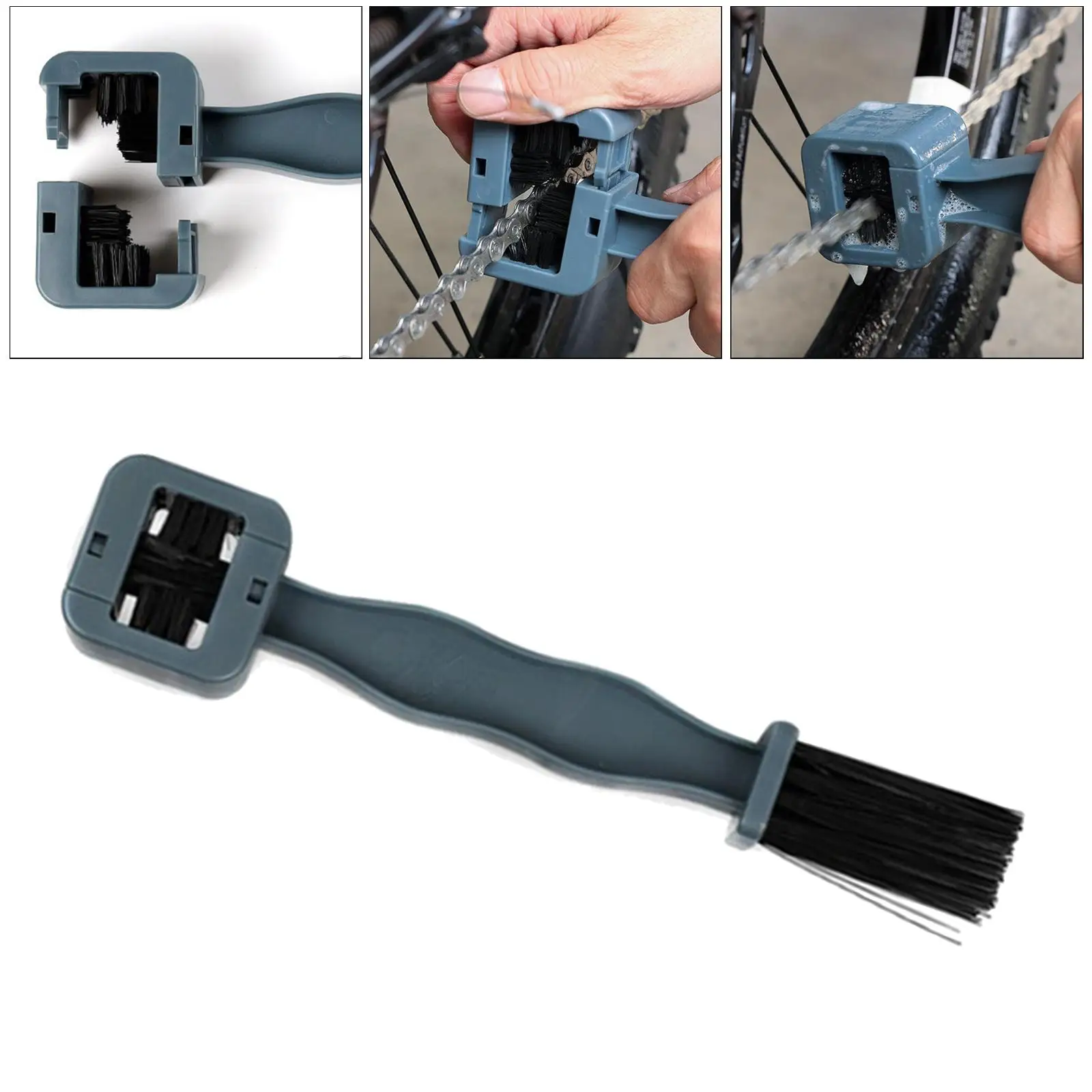 2N Chain Brush Cycling  Wheel Scrubber Cleaning Care Tool Gear