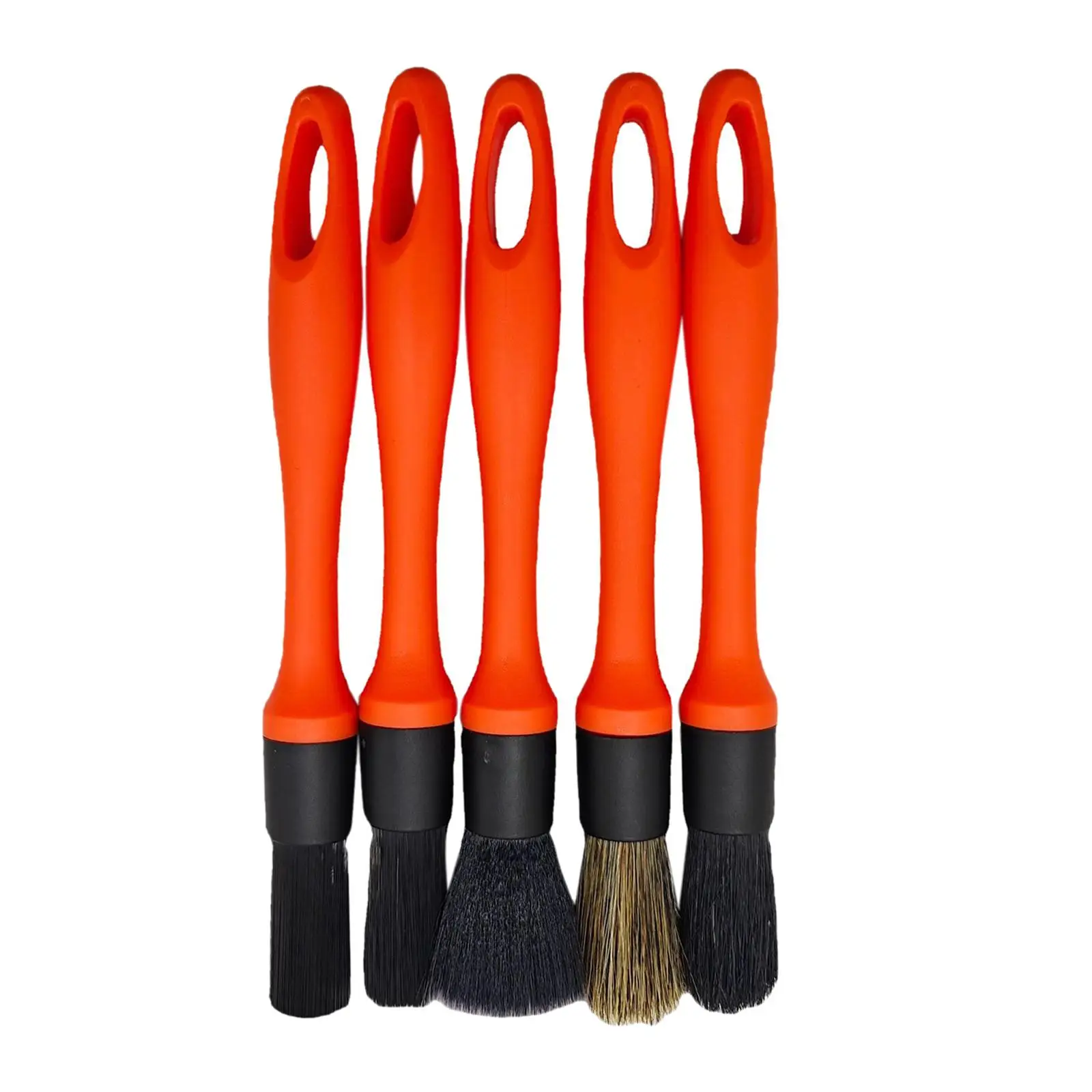 5x Auto Detailing Brushes Dust Removal Brush for Exterior Vehicle Truck