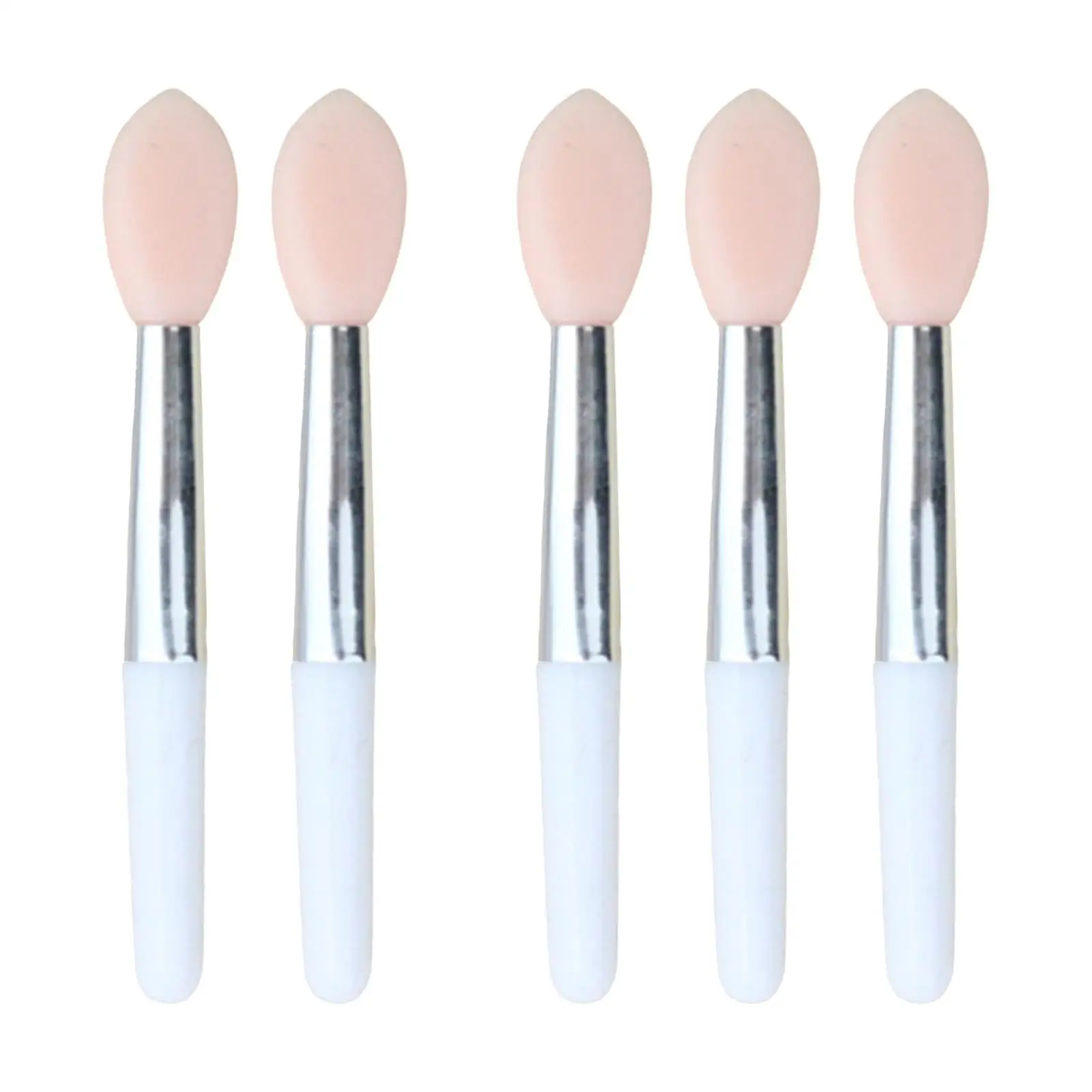 5Pcs Silicone Lip Brush Lip Cream Applicator Reusable for Eyeshadow Lip Cream