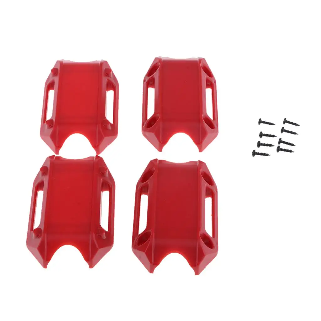 4 Pieces 25mm/1 Inch Motorcycle Bars Engine Protection Bumper Decorative Block