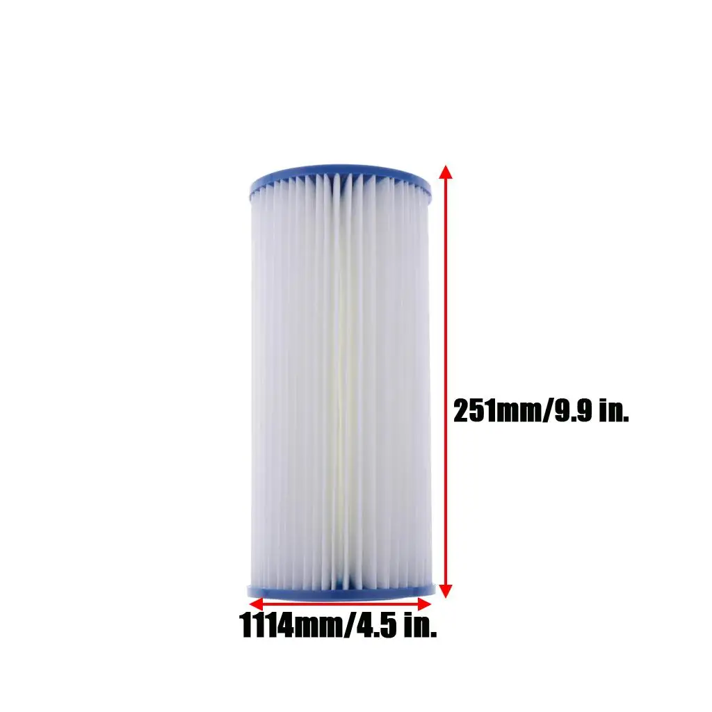 High Filtration Cartridge Filter Cartridge for Above Ground Pool - White