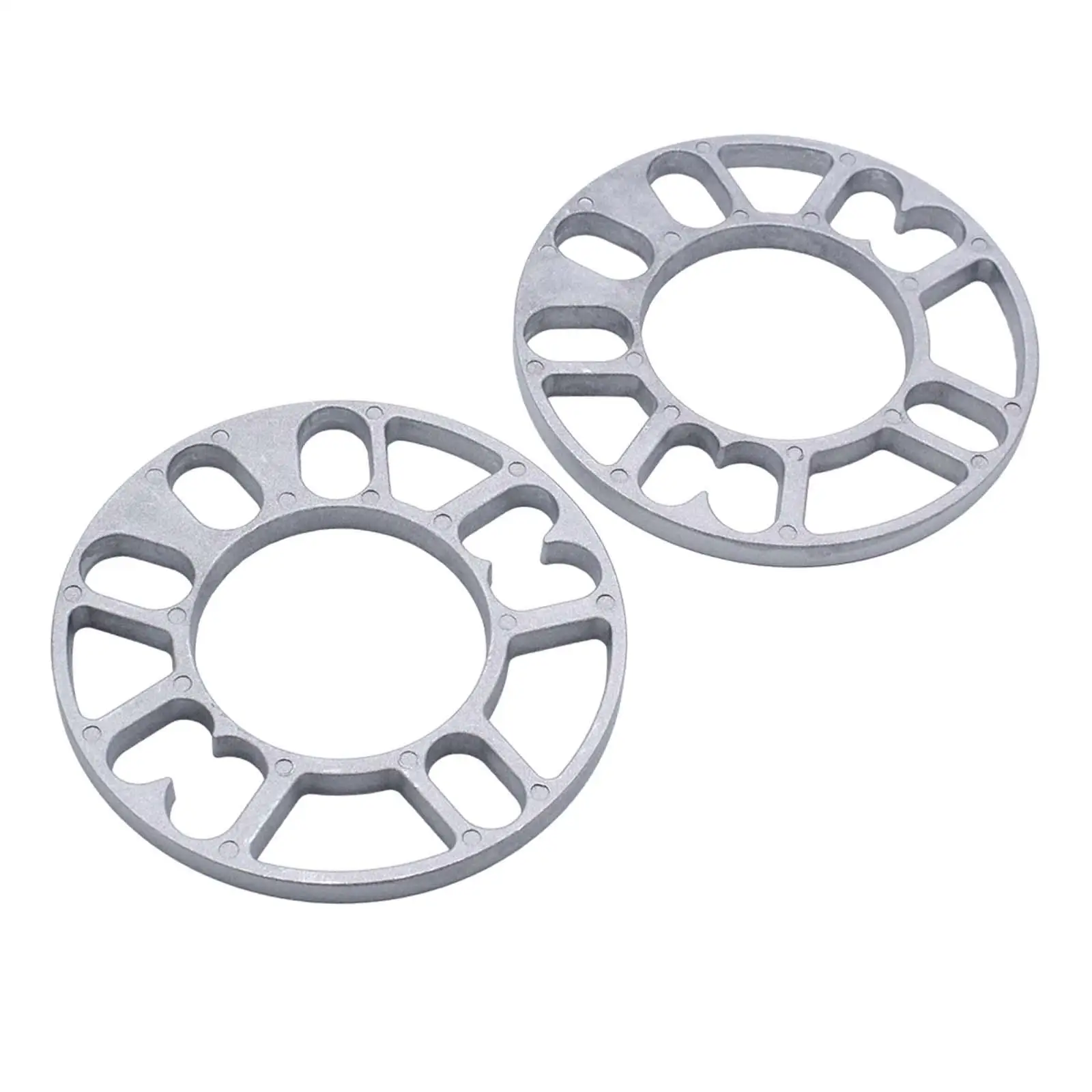 2 Pieces Hub Centric Wheel Spacers Diameter 15cm Aluminum Alloy Accessories for 4/5 Stud Wheel Durable Convenient Assemble
