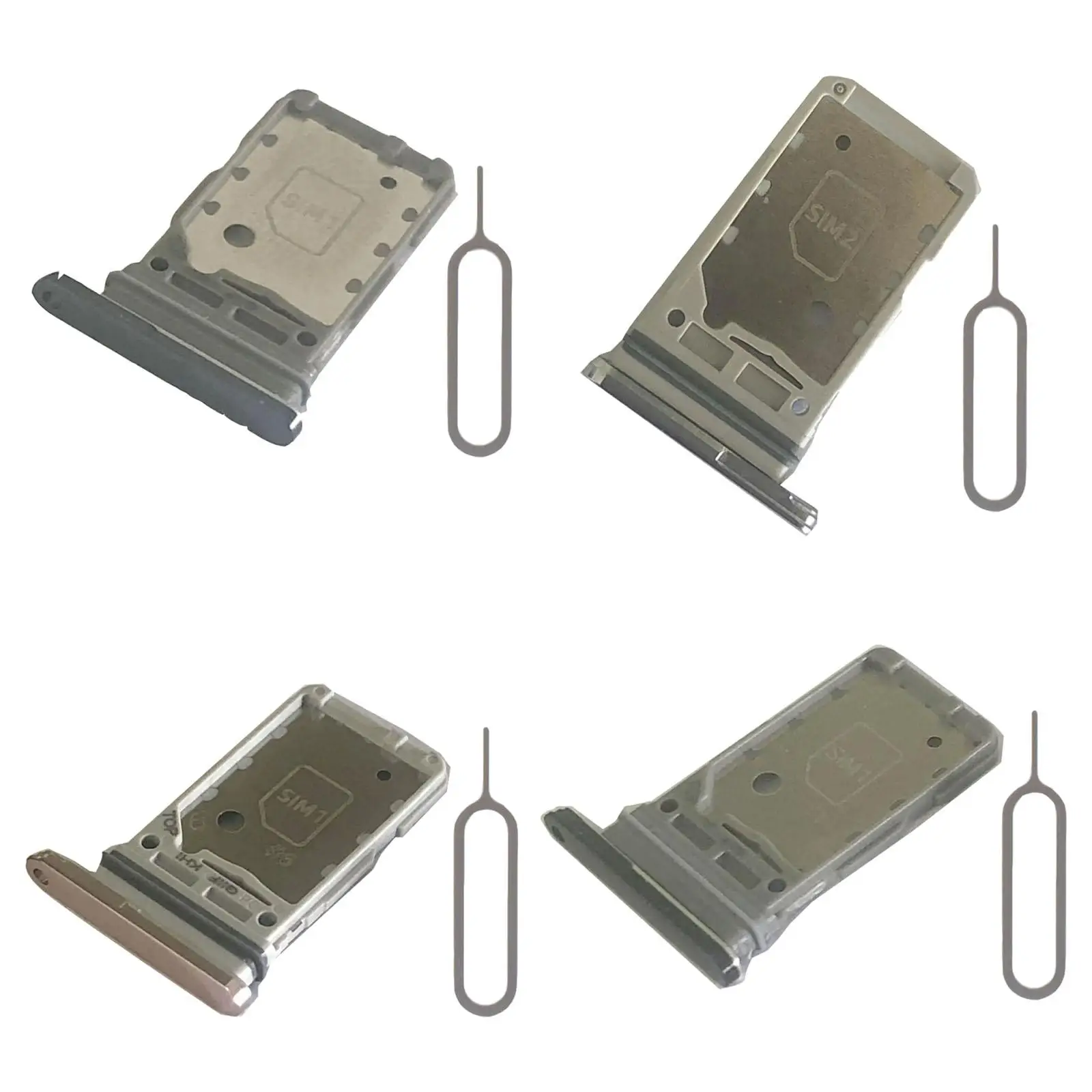 Dual Sim Card Tray Holder Card Slot for S21+Plus 5G G996B G991U G996D Parts