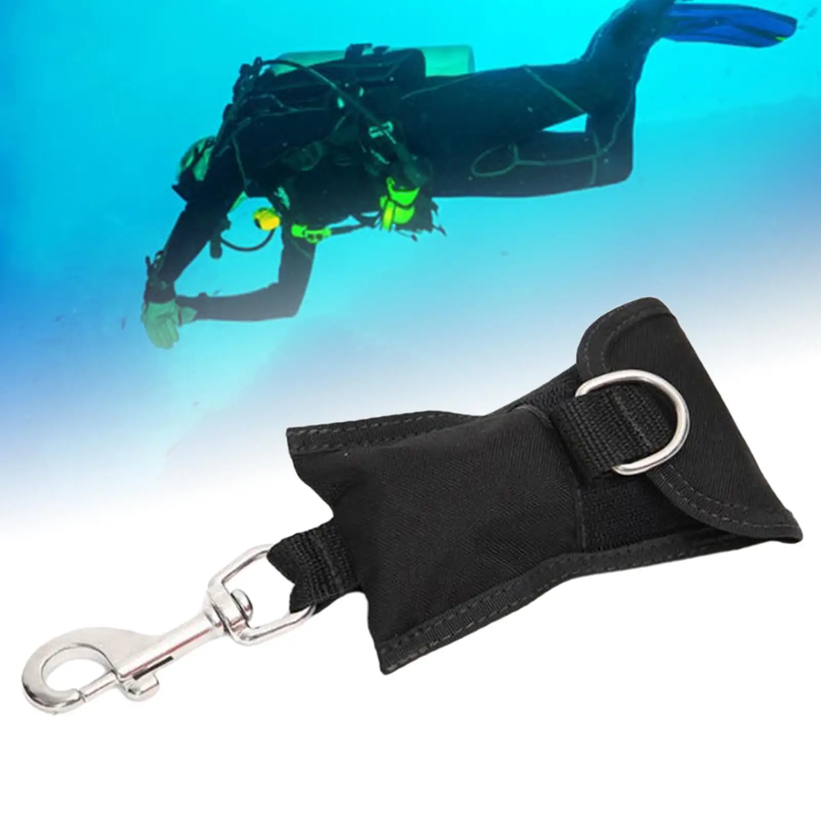 Safety Diver Diving Rope 220cm Anti-Lost Durable Webbing Scuba Diving Buddy Line