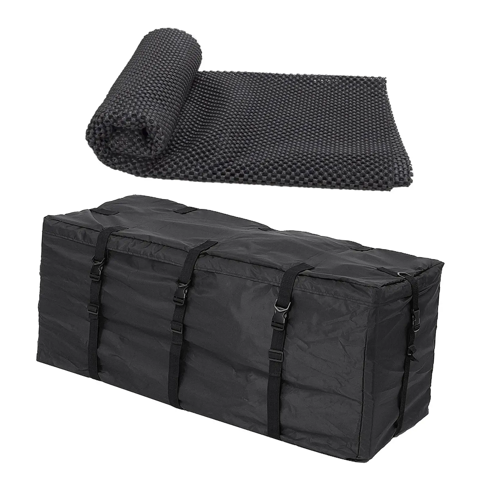 Rooftop Cargo Carrier Bag, Car Roof Luggage Bag, Travel Accessories Waterproof Roof Luggage Cargo Carrier Bag, for SUV