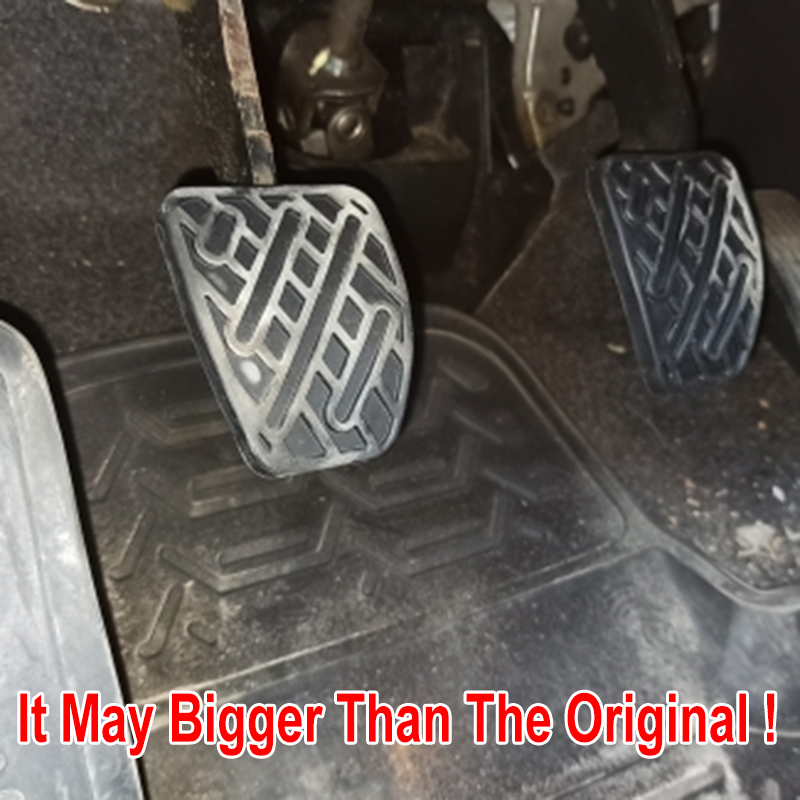 Auto Schwarz Gummi Bremse Kupplung Fuß Pedal Pad Abdeckungen 46531JD00A Für Nissan Qashqai J10 Dualis 2007 2008 2009 2010 2011 2012 2013 – Detail 4