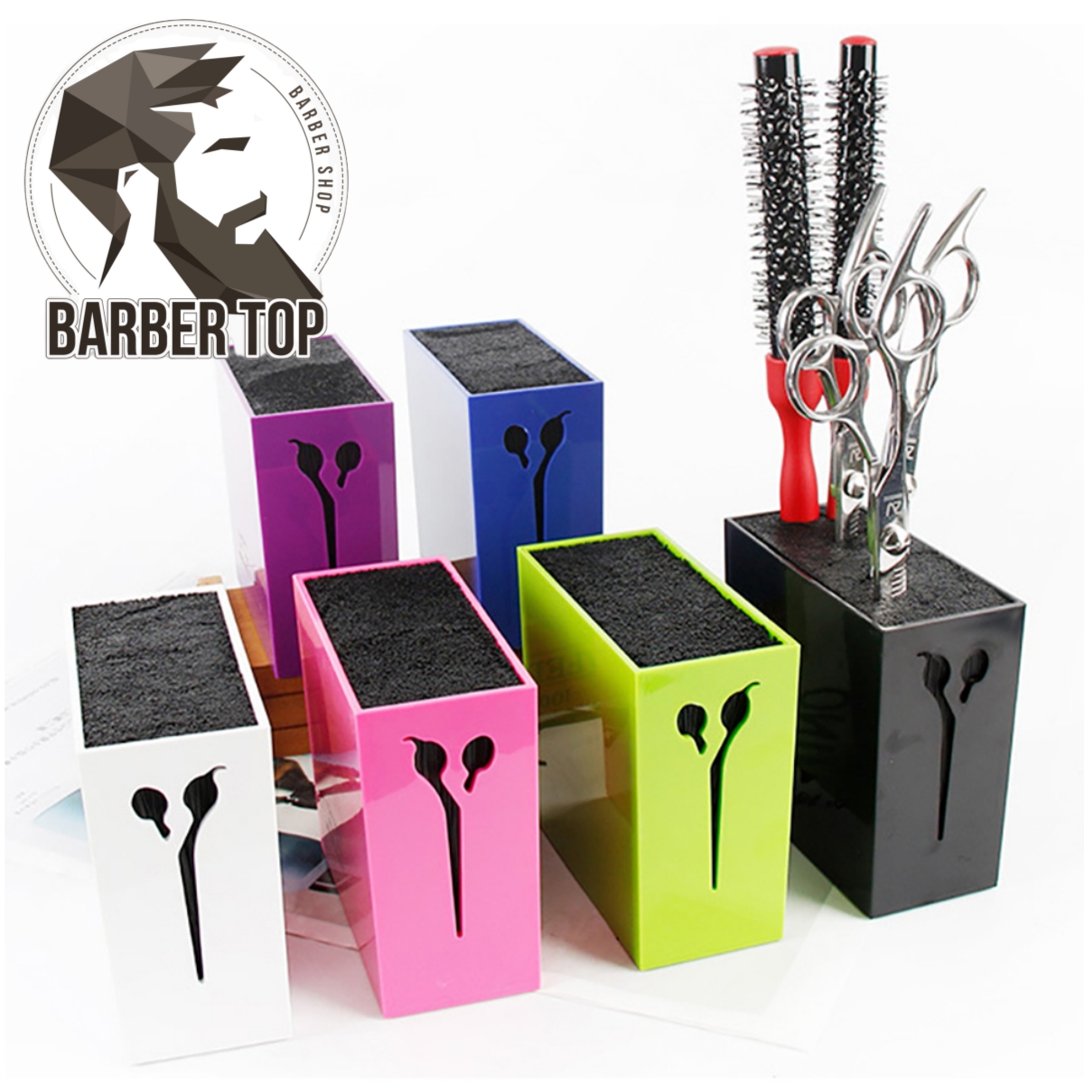 Best of Hairdressing Scissors Stand Case Salon Hairdresser Hair Clips Storage Box Organizer Comb Holder Barber Storage Stand Tool Reviews & Tips