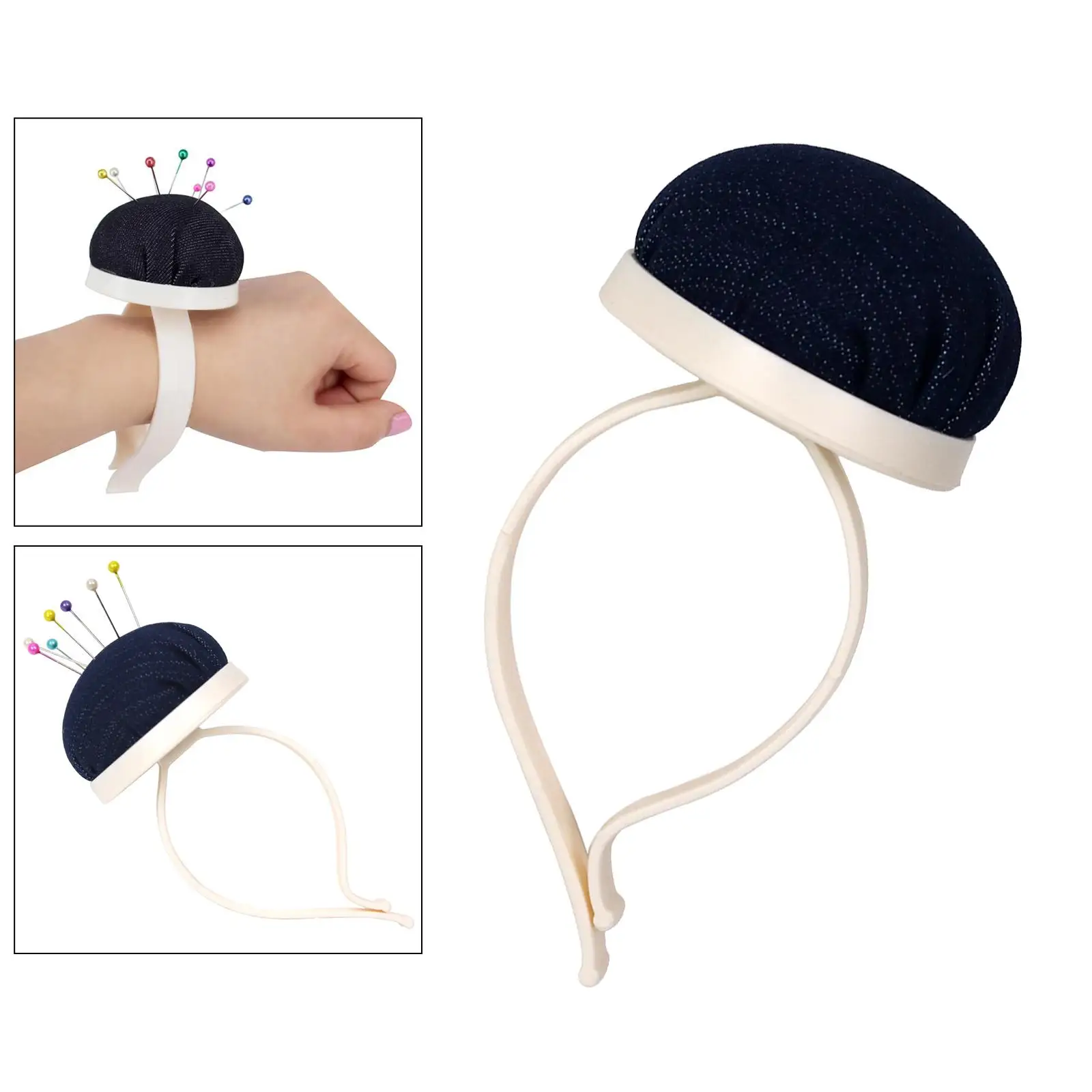 Wrist Wearable cushion Sewing Cushion for Handcraft Needlework Sewing Tool