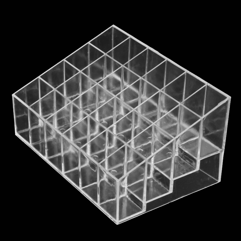 Best of 24 Holes Clear Crystal Box Makeup Pigment Cups Caps Permanent Makeup Acrylic Tattoo Ink Cup Storage Container Rack Holder Stand Reviews & Tips