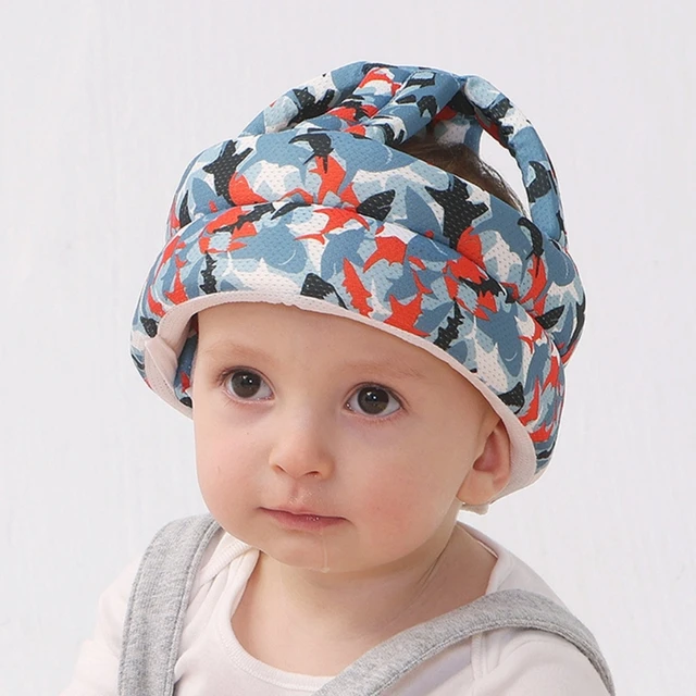 Casco de seguridad para bebé pequeño, cojín ajustable, sombrero de  protección infantil transpirable, anticaída, sin golpes, para gatear y  caminar - AliExpress