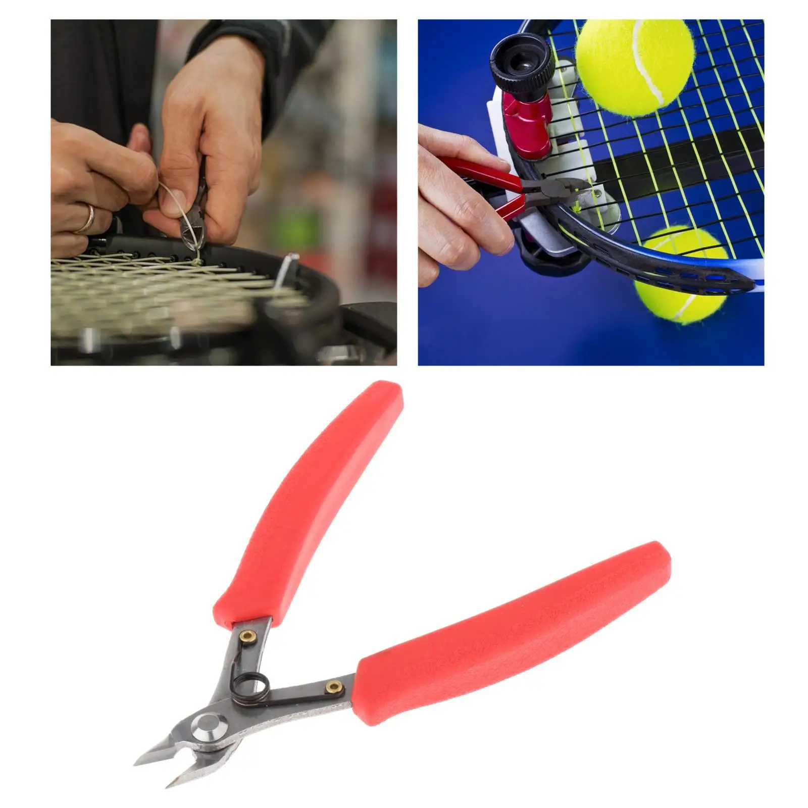 Badminton Tennis Racket Wire Cutter String Plier Precision Diagonal Cutting Pliers for Jewelry Making Electronic Industry Repair