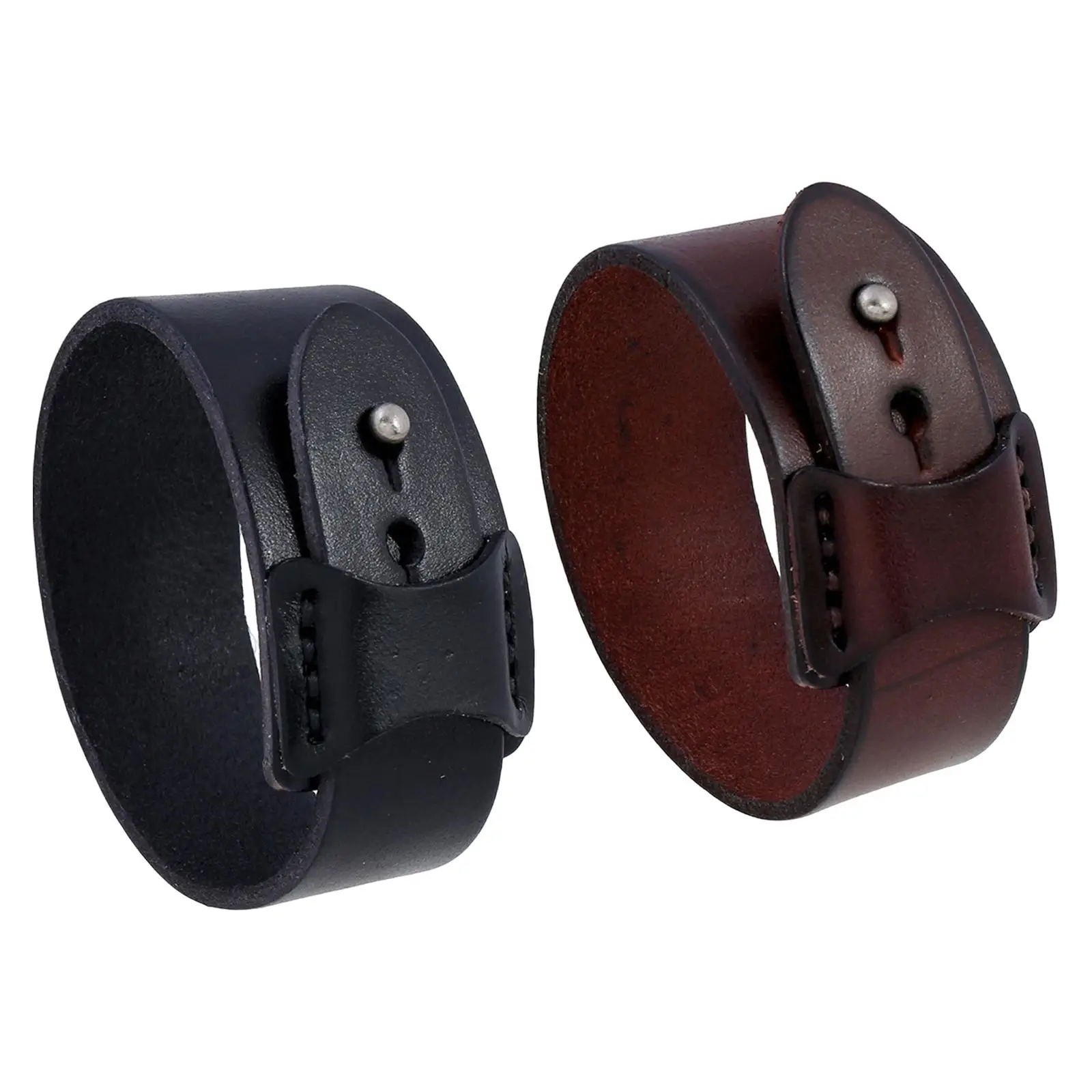 Vintage Men`s Wide Bracelet Jewelry Wrist Cuff Bracelet Fashion Adjustable Punk Cuff Bangle Wristband Wide Belt for Daily Wear