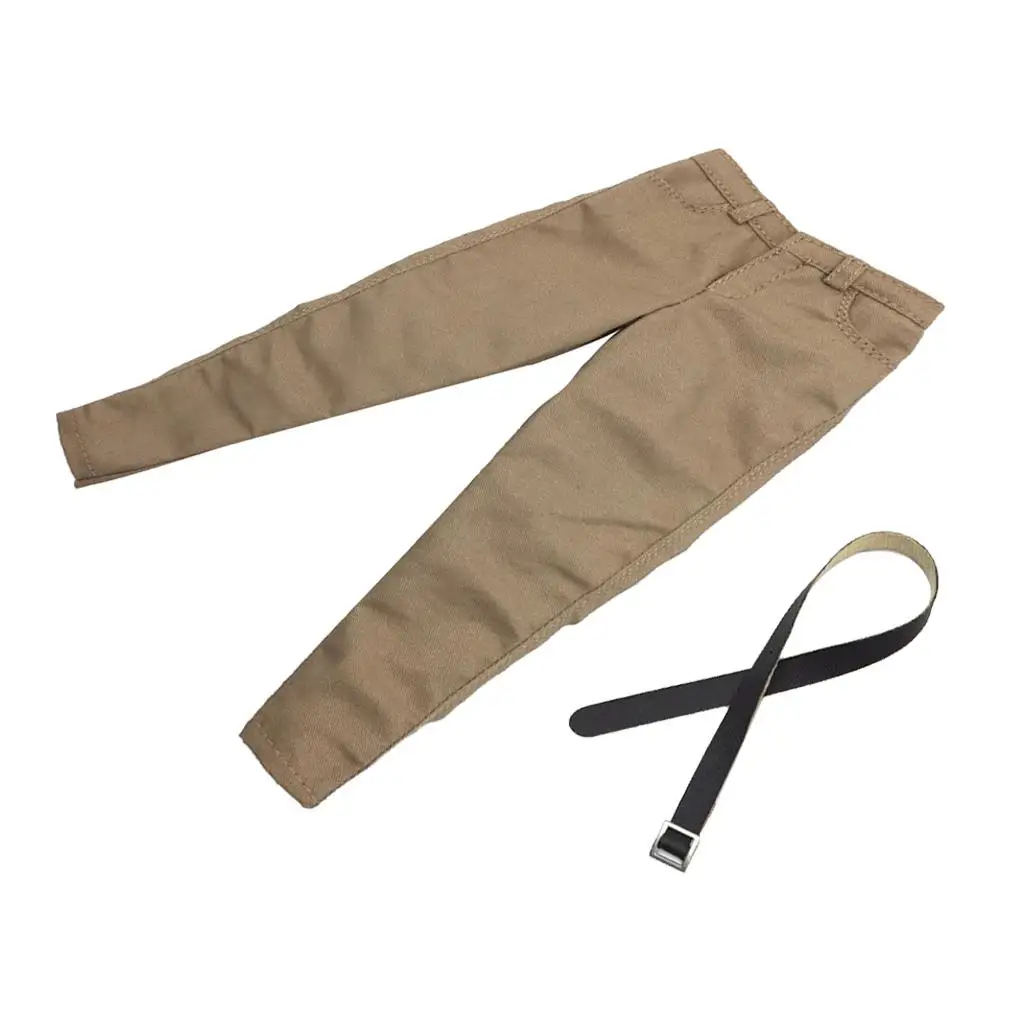 1/6 Scale Male Casual Pants Khaki Trousers for 12``  Action  Clothing Accessories